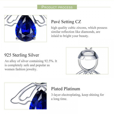 Colier argint reglabil cu ingeras [5]