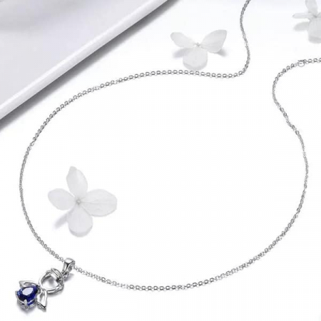 Colier argint reglabil cu ingeras [4]