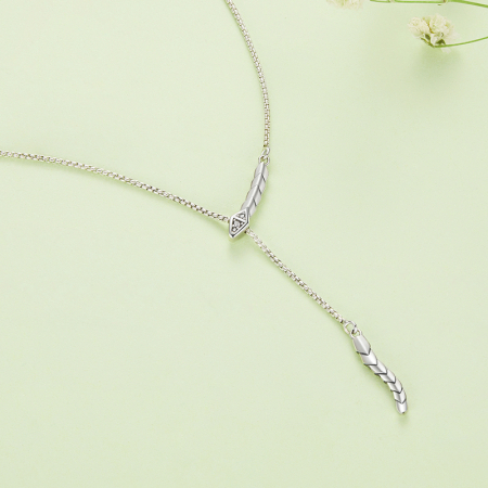 Colier argint sarpe cu zirconii [2]