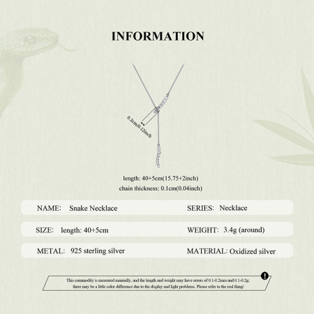 Colier argint sarpe cu zirconii [10]