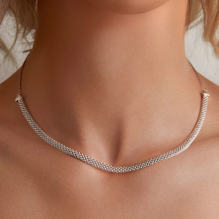 Colier argint choker reglabil [5]