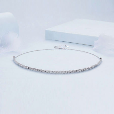 Colier argint choker reglabil [2]