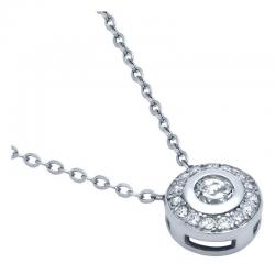 Colier elegant argint 925 rodiat cu zirconii [0]