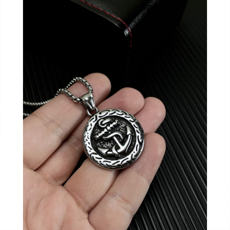 Colier inox Ancoră Maritimă – Simbol al Stabilității și Curajului [5]