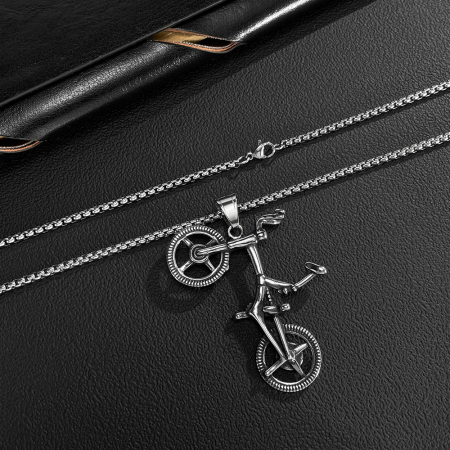 Colier inox Bicicletă BMX – Simbol al Libertății și Energiei [7]