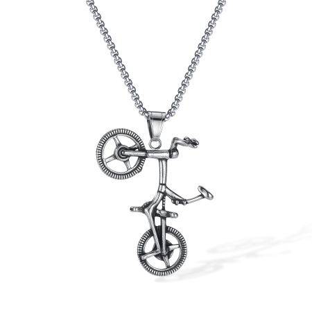 Colier inox Bicicletă BMX – Simbol al Libertății și Energiei