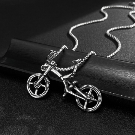 Colier inox Bicicletă BMX – Simbol al Libertății și Energiei [4]