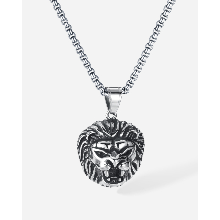 Colier inox Cap de Leu – Simbol al Puterii și Curajului [14]