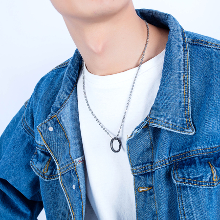 Colier inox Cercul Destinului – Simbol al Timpului și Echilibrului [14]