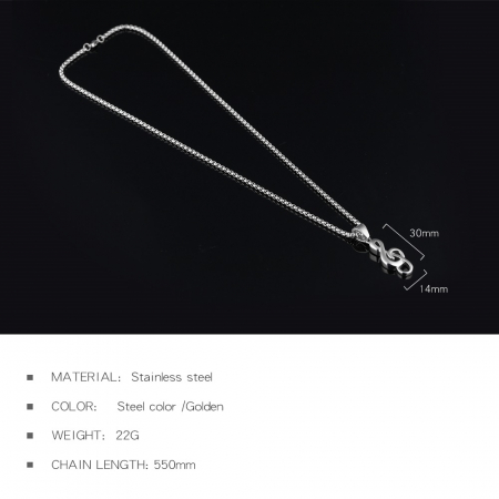 Colier inox cheia sol 55 cm [3]