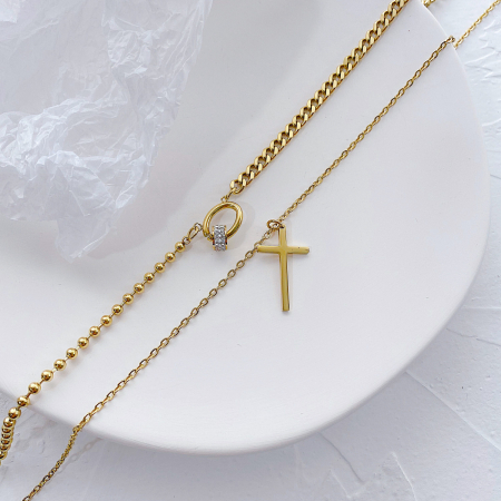 Colier inox cruce [2]