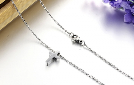 Colier inox cruce [8]