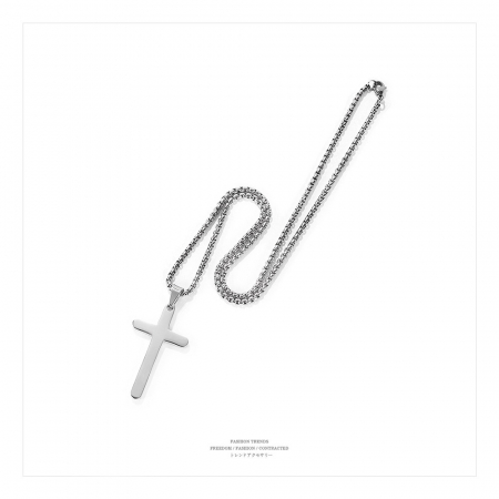 Colier inox cruce 55 cm [13]
