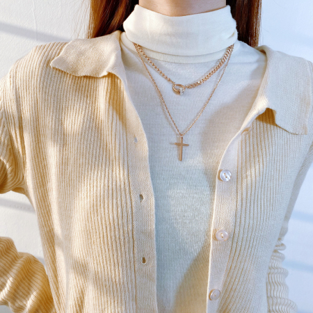 Colier inox cruce [6]