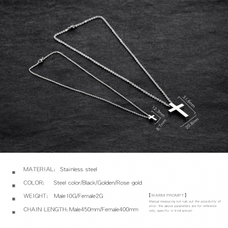 Colier inox cruce [10]