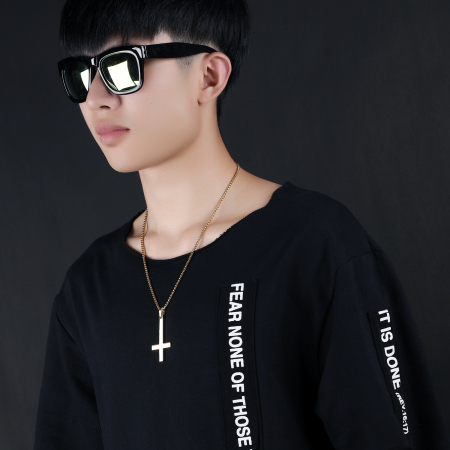 Colier inox cruce petrina  55 cm [7]