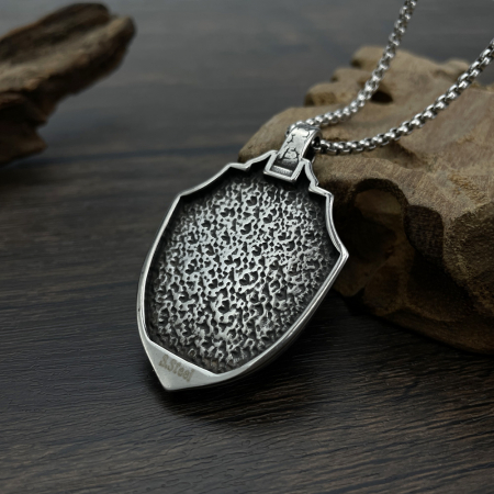 Colier inox cu Arhanghelul Mihail [3]