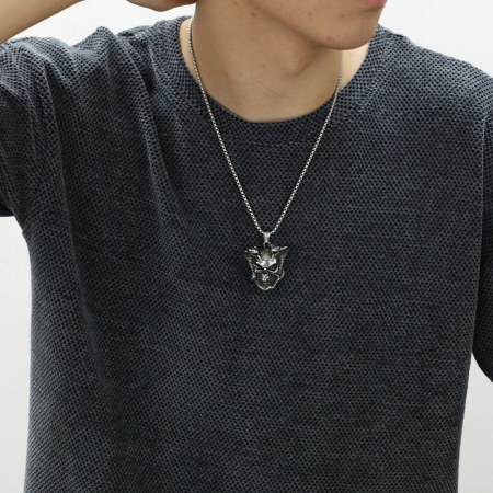 Colier inox cu craniu [1]