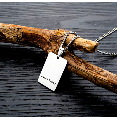 Colier inox Lucky Poker [1]