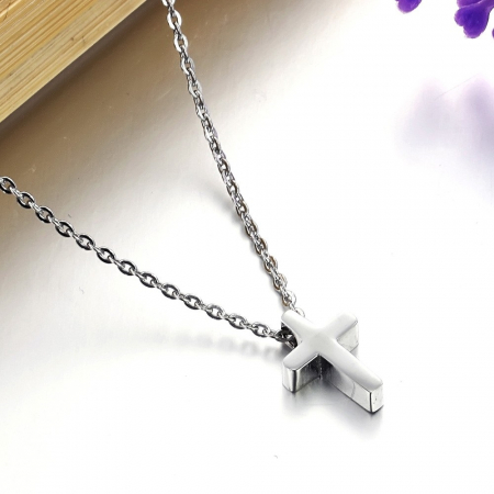 Colier inox cu cruce [1]