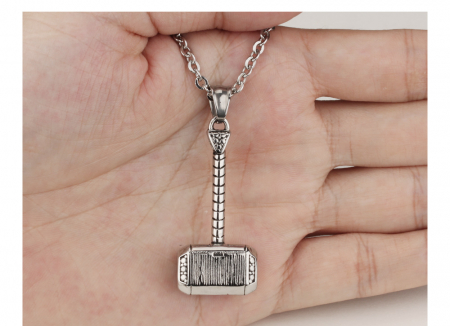 Colier inox cu Ciocanul lui Thor [1]