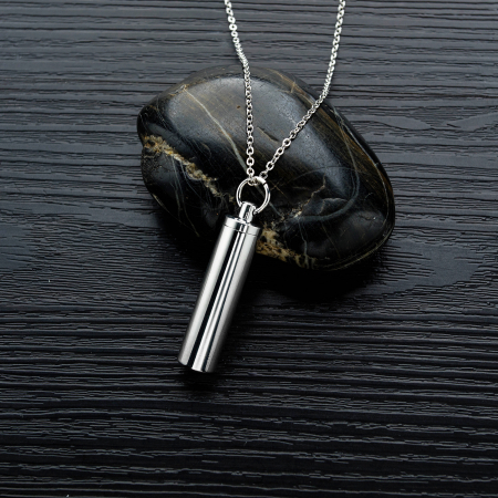 Colier inox cu recipient cilindric [7]