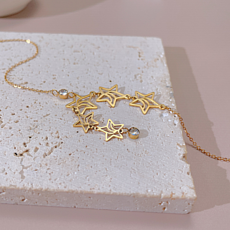 Colier inox cu stelute [4]