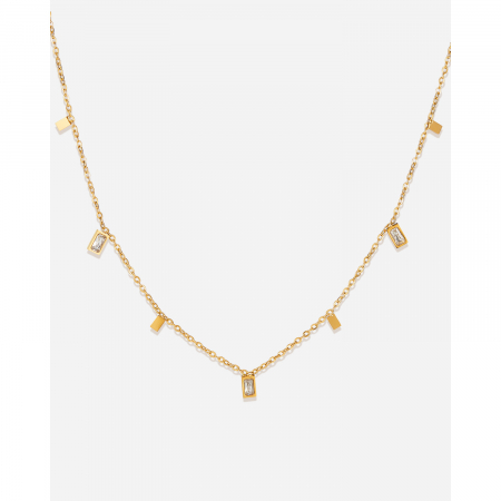 Colier inox cu zirconii [14]