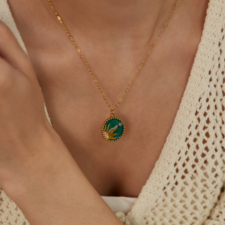 Colier inox Iarba de Mare [3]