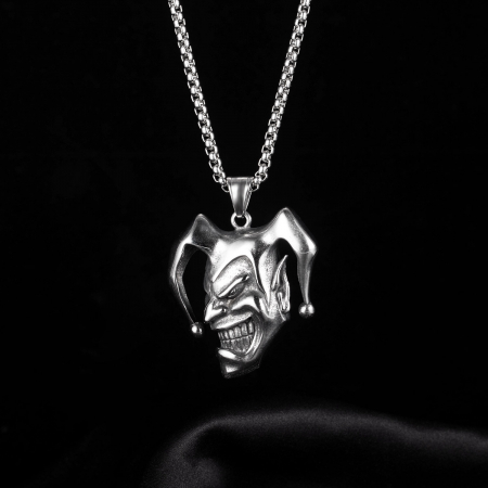 Colier inox Joker diabolic 55 cm [1]