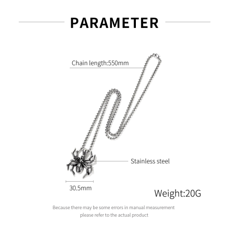 Colier inox Păianjen Protector – Simbol al Păcii și Răbdării [5]