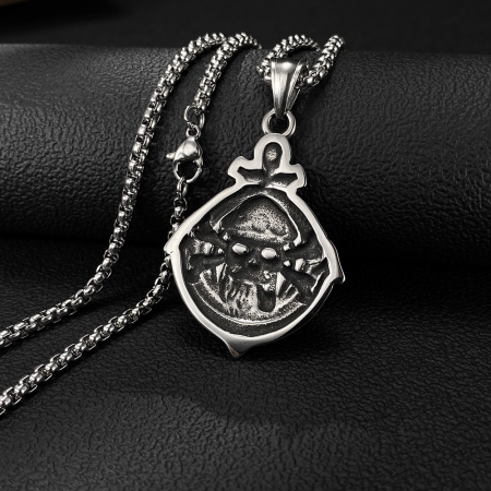 Colier inox Pirat cu Ancoră – Simbol al Libertății și Aventurii [7]