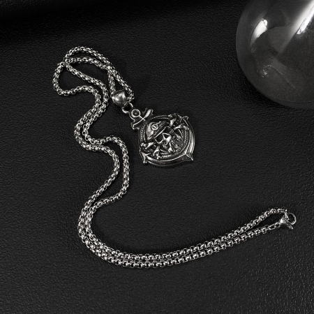 Colier inox Pirat cu Ancoră – Simbol al Libertății și Aventurii [11]