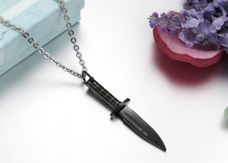 Colier inox pumnal 55 cm [5]