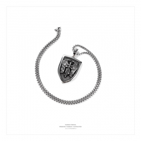 Colier inox scut 55 cm [14]