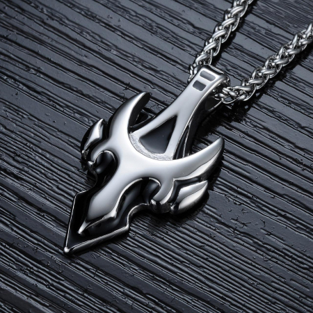 Colier inox totem 55 cm [11]