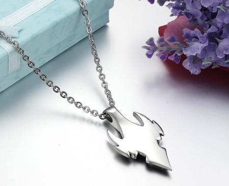 Colier inox totem 55 cm [8]