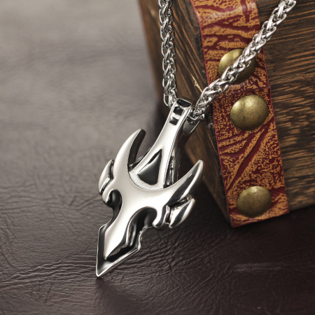 Colier inox totem 55 cm [12]