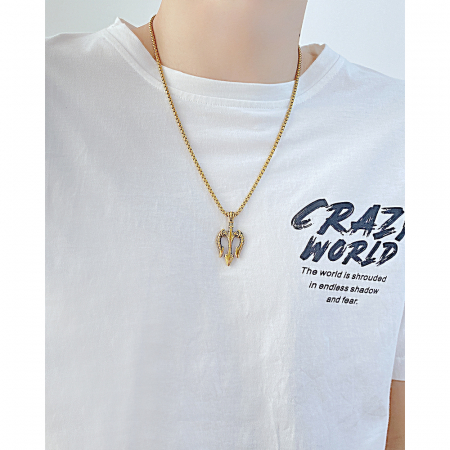 Colier inox trident 55 cm [1]