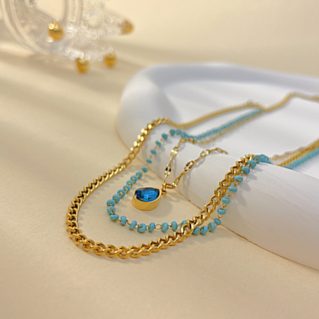 Colier inox triplu [14]