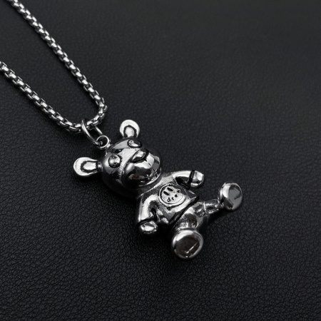 Colier inox Ursuleț Unisex [6]