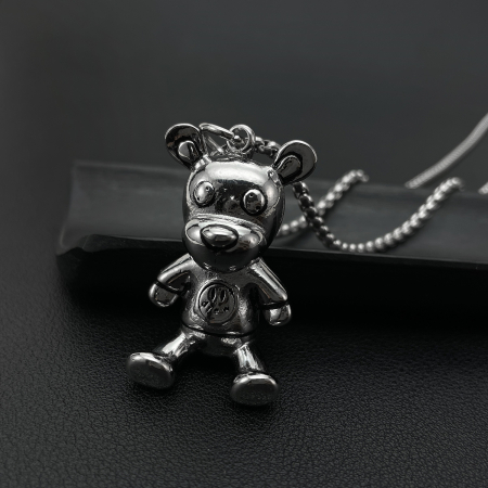 Colier inox Ursuleț Unisex [8]