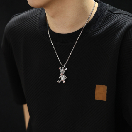 Colier inox Ursuleț Unisex [5]