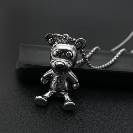 Colier inox Ursuleț Unisex [3]