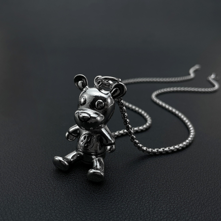 Colier inox Ursuleț Unisex [4]