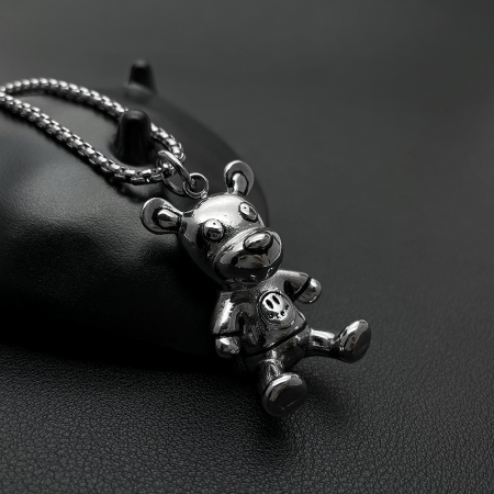 Colier inox Ursuleț Unisex [12]