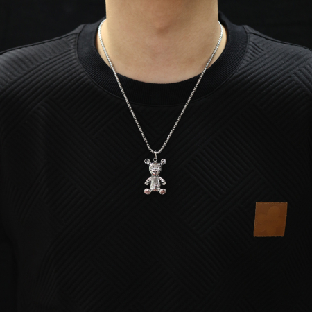 Colier inox Ursuleț Unisex [9]