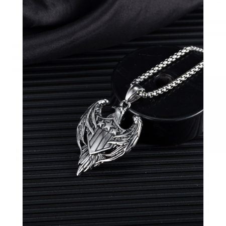 Colier inox vultur 55 cm [4]