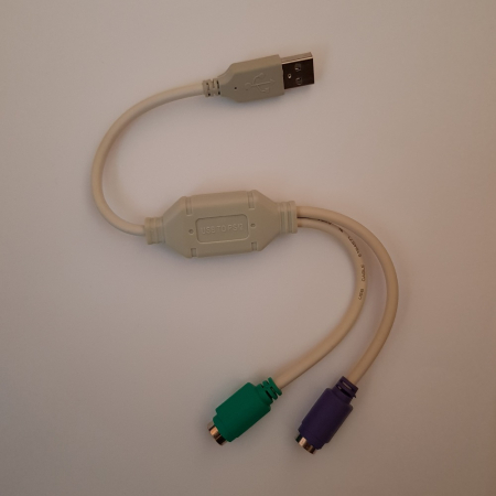 Conector USB - 2 x PS2 pentru mouse si tastatura [2]