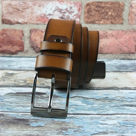 Curea barbati din piele naturala CRL01 - Latime 4 cm [2]